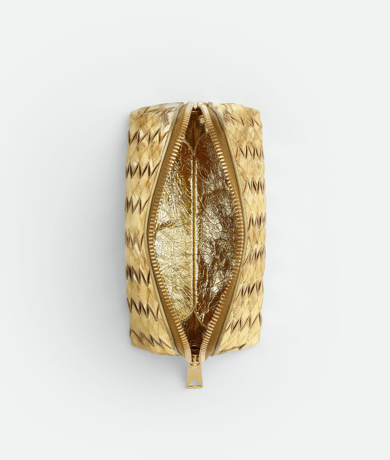 Bottega Veneta Intrecciato Small Half-Moon Beauty Pouch outlook