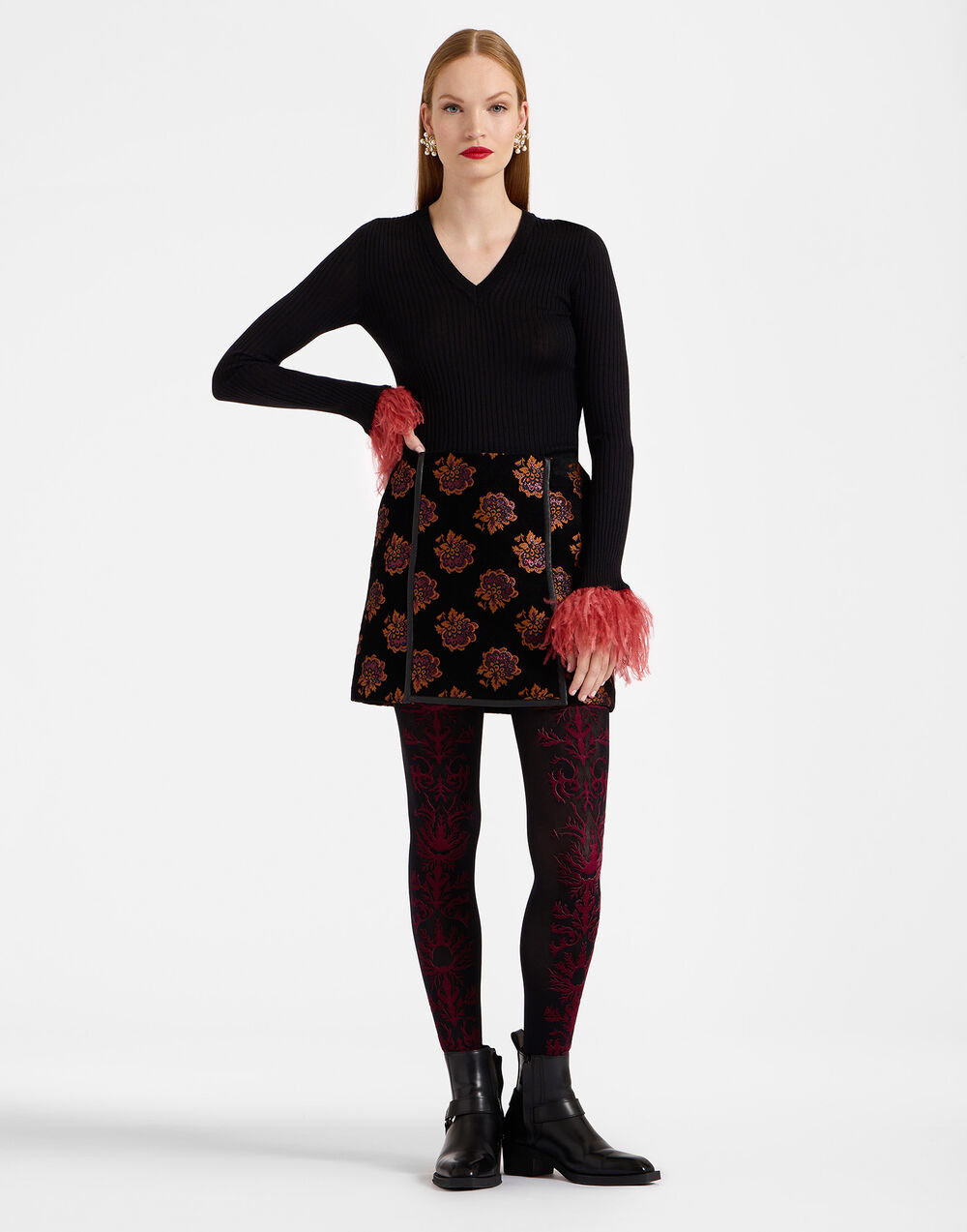 Flocked Tights - 5
