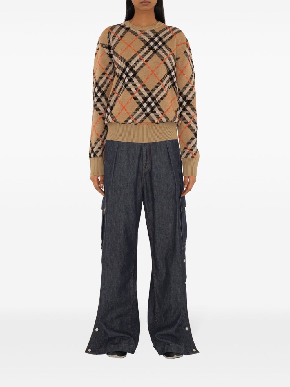 Vintage Check intarsia-knit jumper - 2