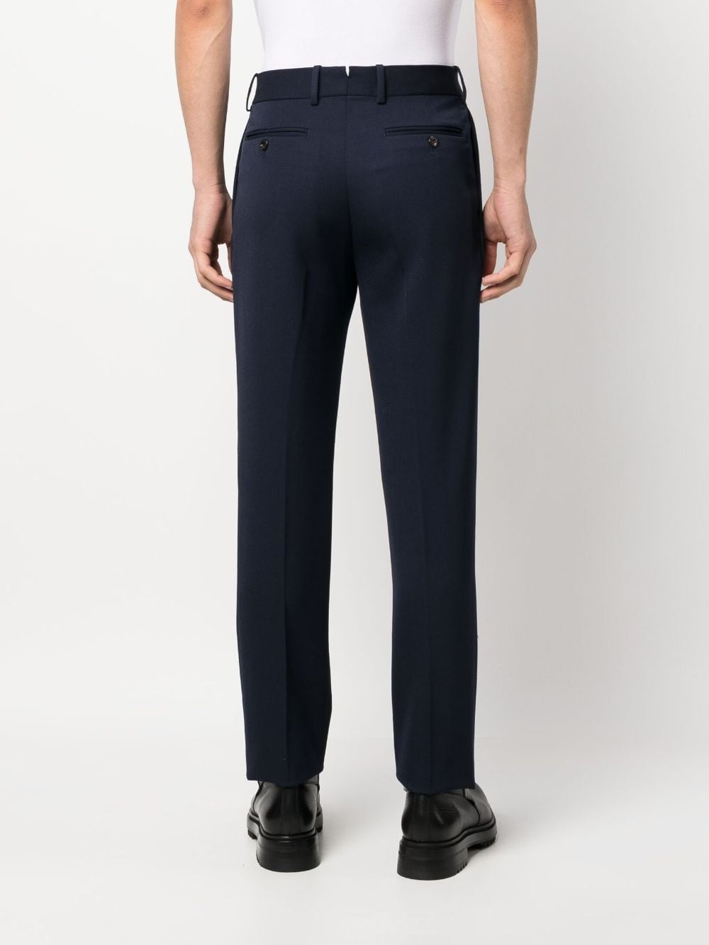 tailored straight-leg trousers - 4