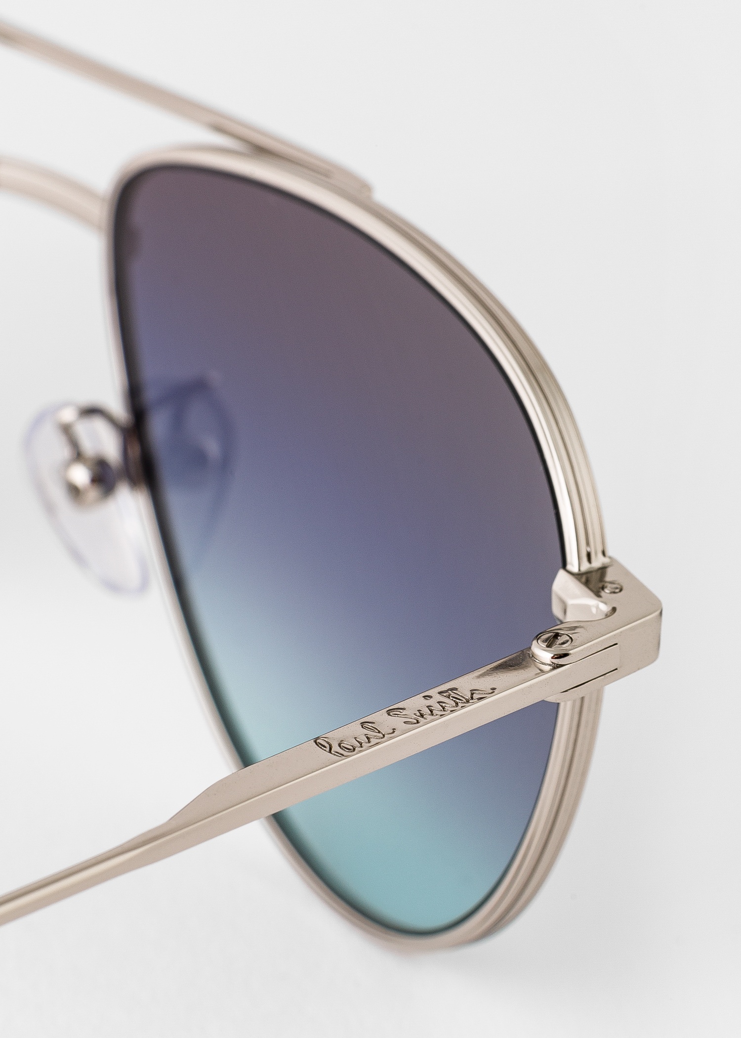 Matte Silver 'Felix' Sunglasses - 3