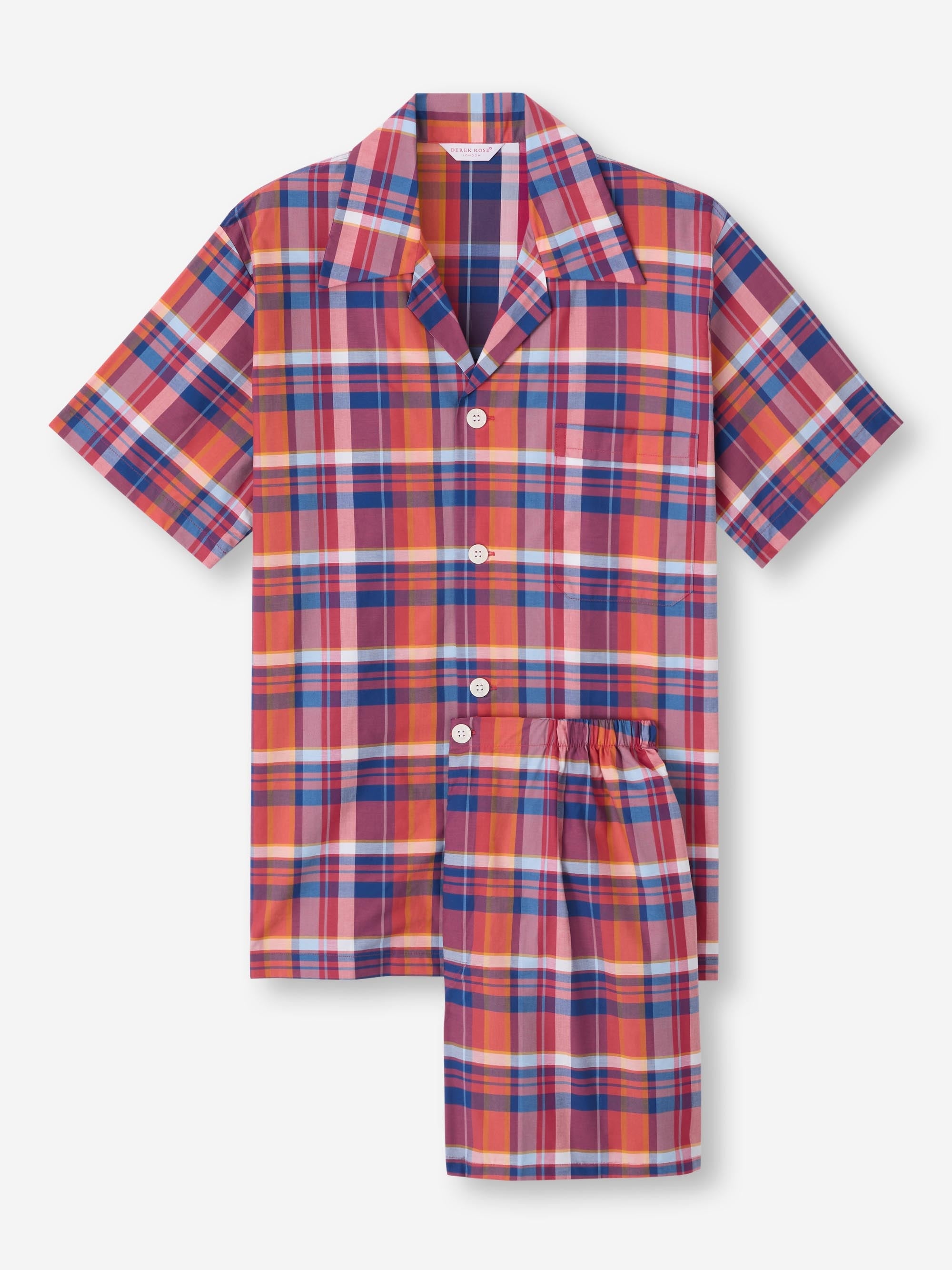 Men's Short Pajamas Barker 40 Cotton Multi - 2