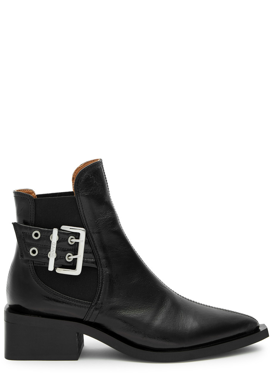 50 buckle-embellished leather Chelsea boots - 1