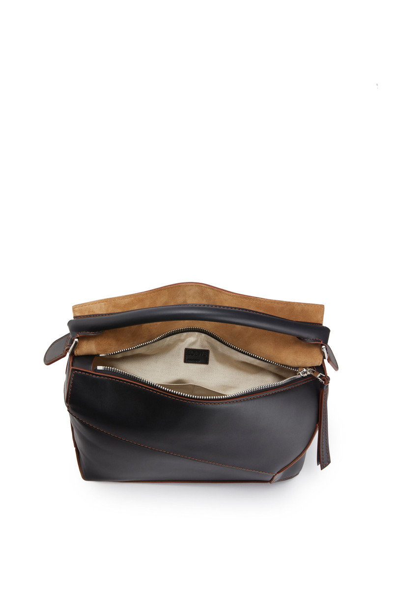 Large Puzzle Edge bag in natural calfskin 7