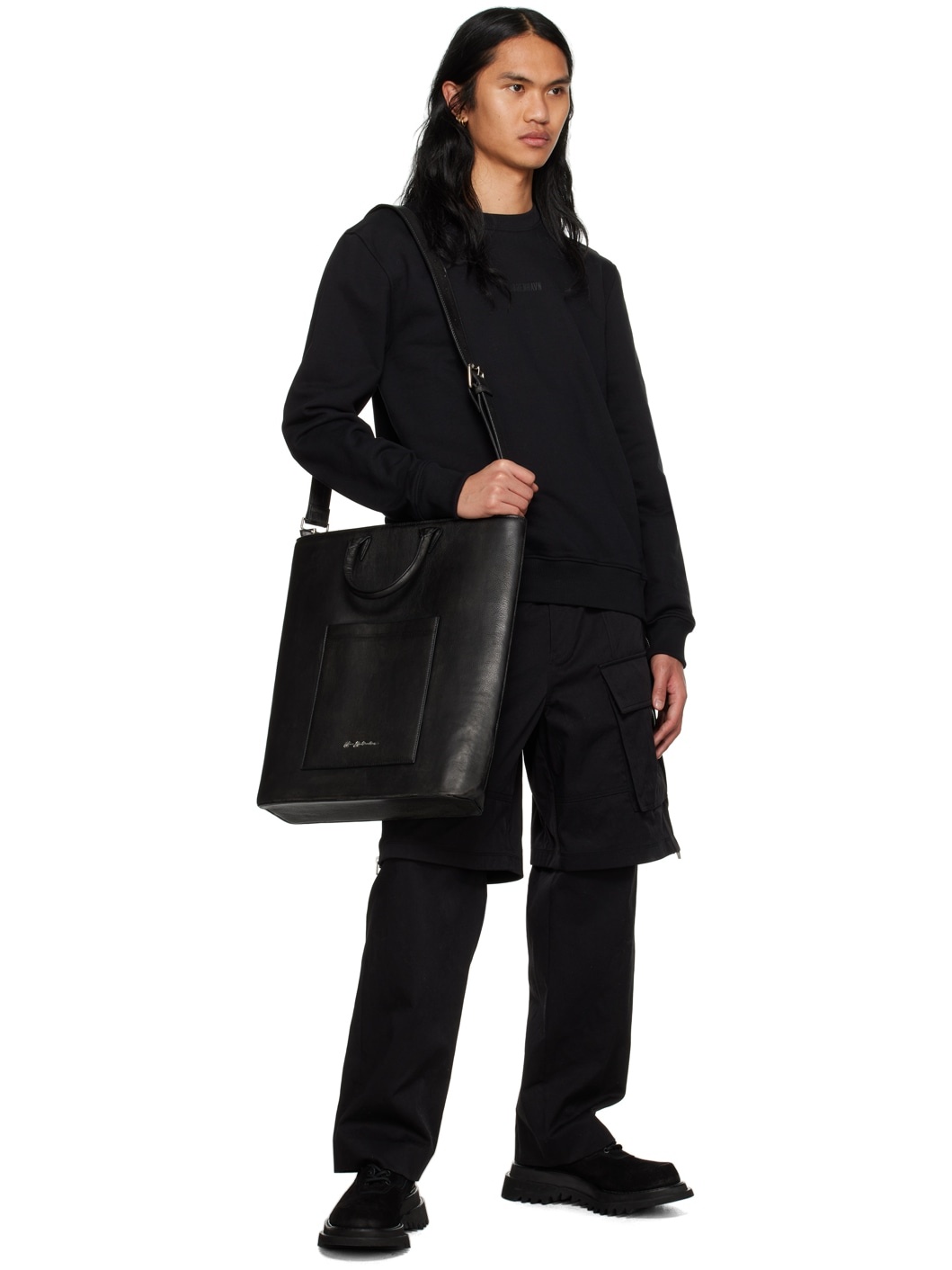 SSENSE Exclusive Black Sweatshirt - 4
