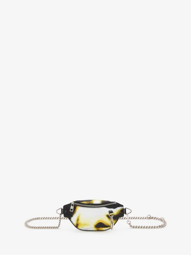 Men's Biker Belt Bag in Pop Yellow/black 1