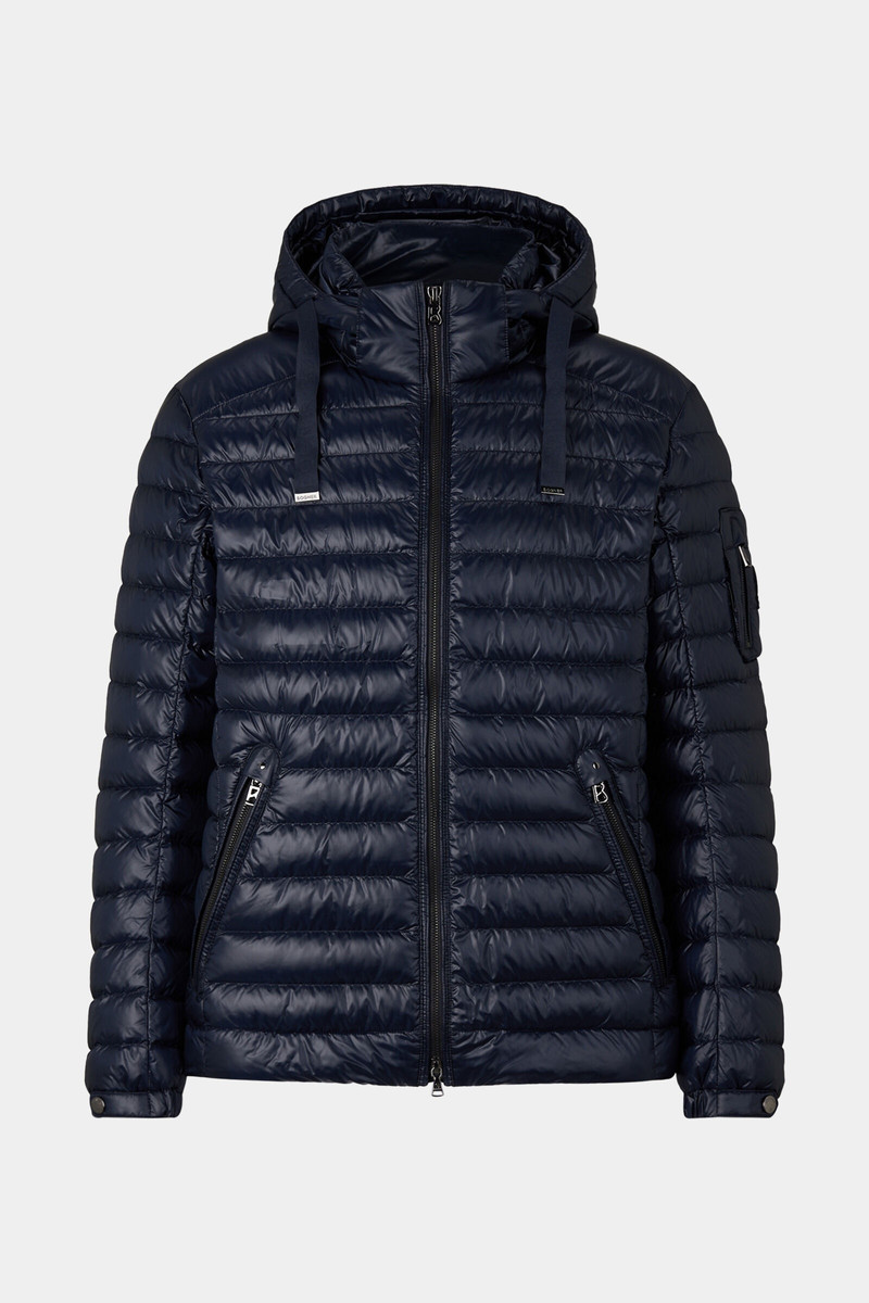 Loke lightweight down jacket in Navy blue 1