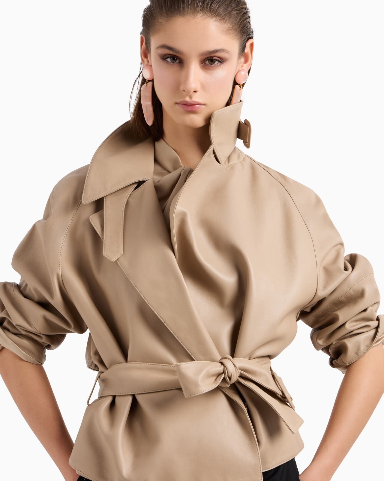 BLOUSE IN WASHED SILK DOUBLE GEORGETTE - 6