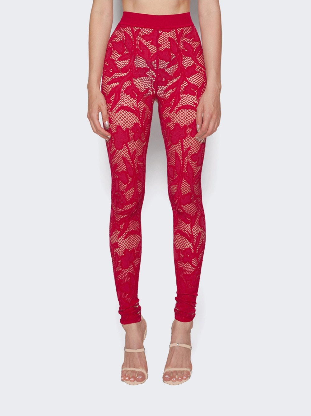 Lace Leggings Fuchsia - 3