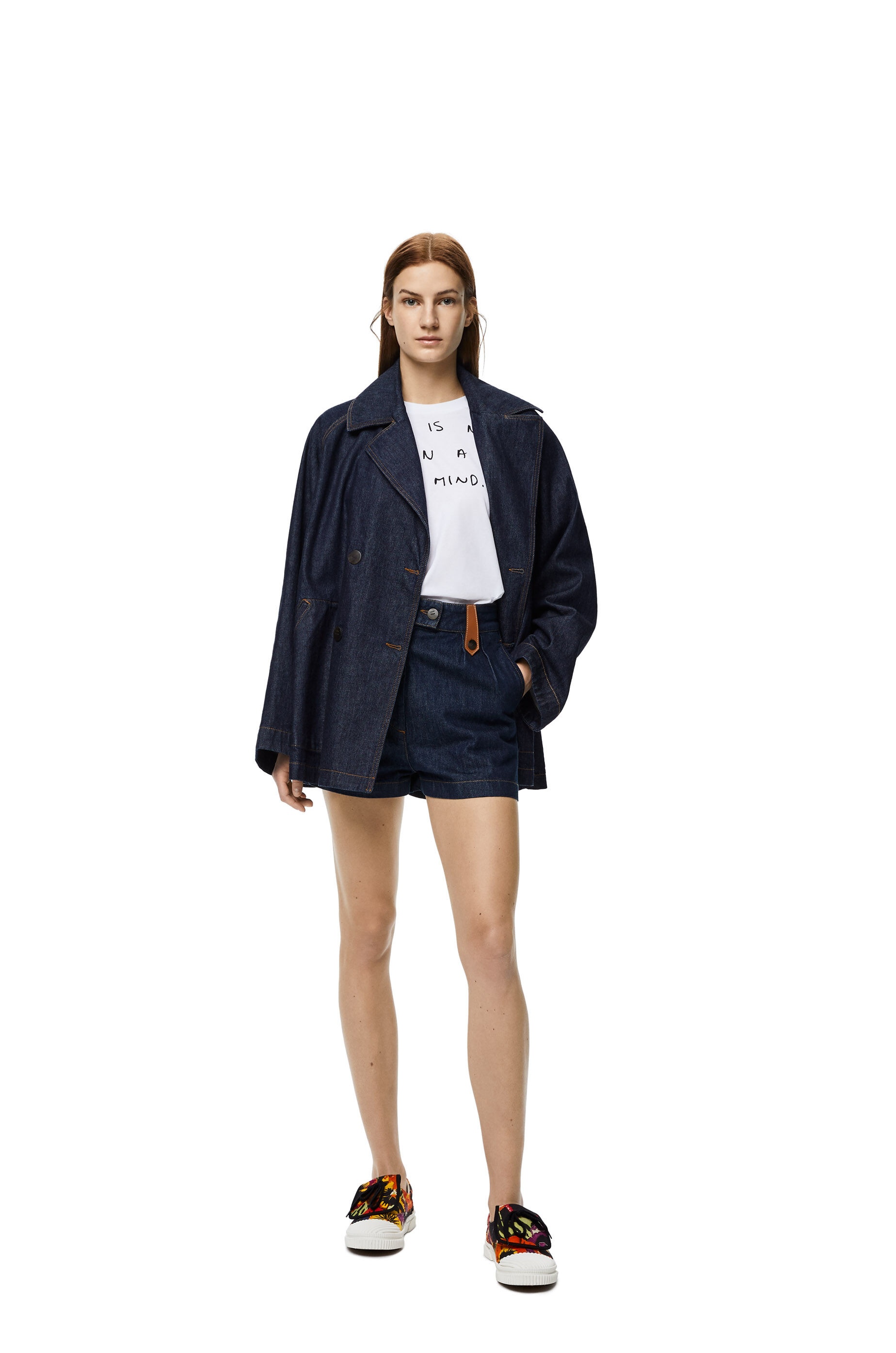 Shorts in washed denim - 2
