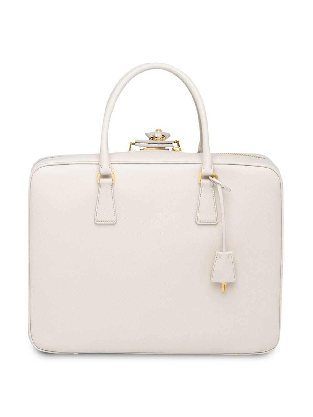 Saffiano logo suitcase - 3