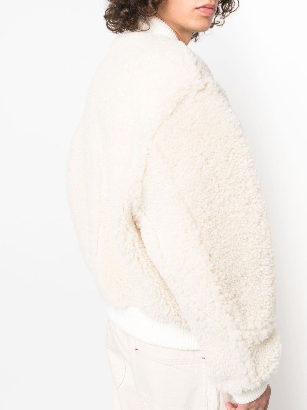 Le Blouson Pilou shearling bomber jacket - 5