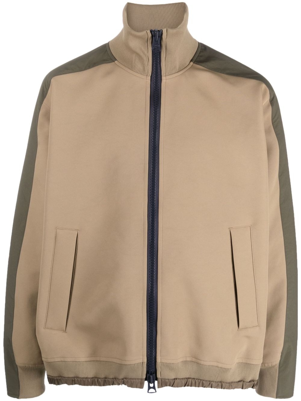 high-neck zip-up jacket - 1