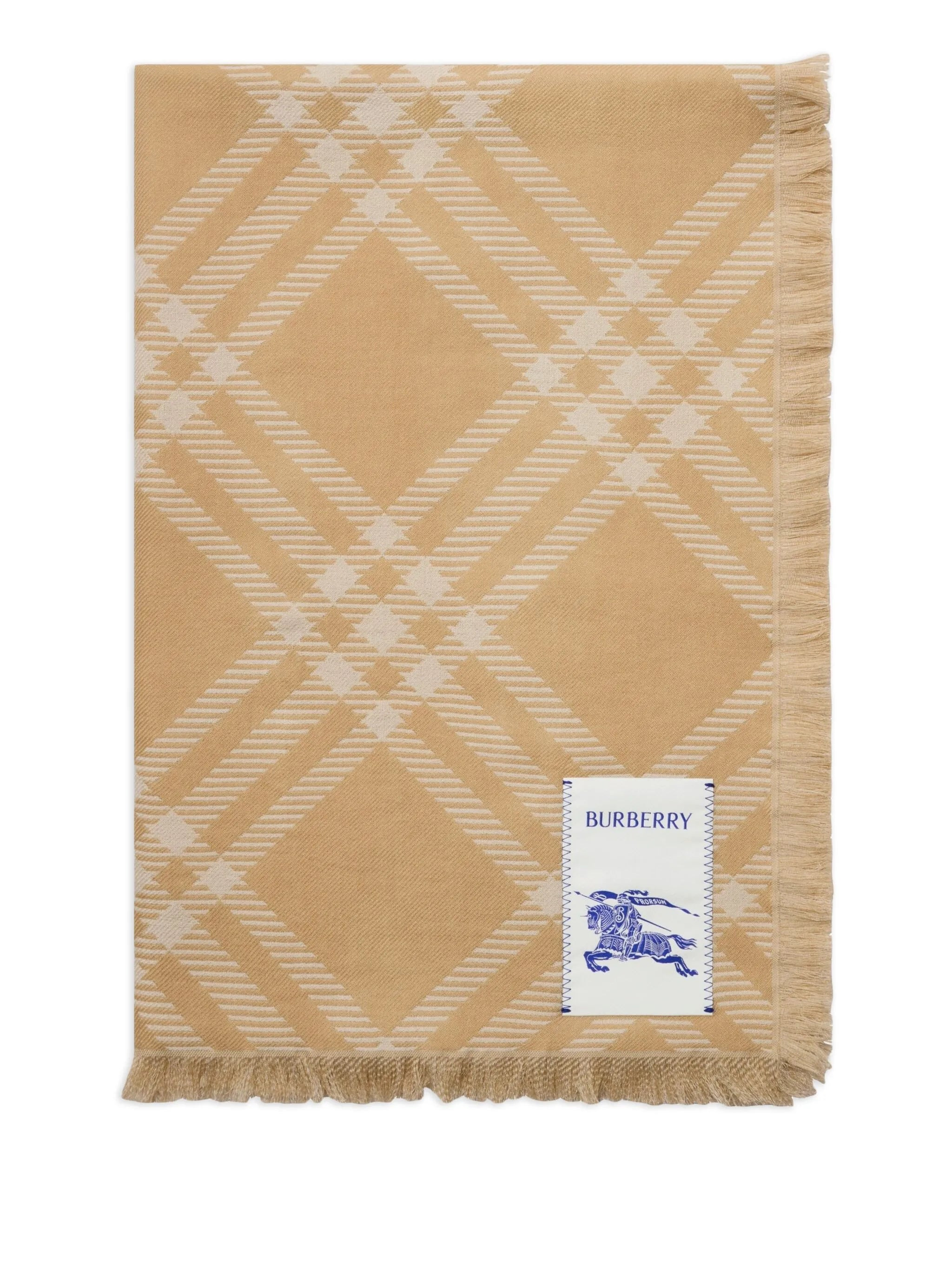 check-print cabardine hat - 4