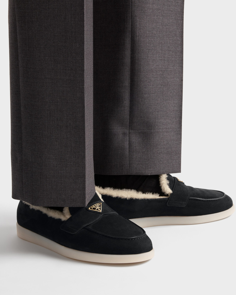 Prada Suede loafers outlook