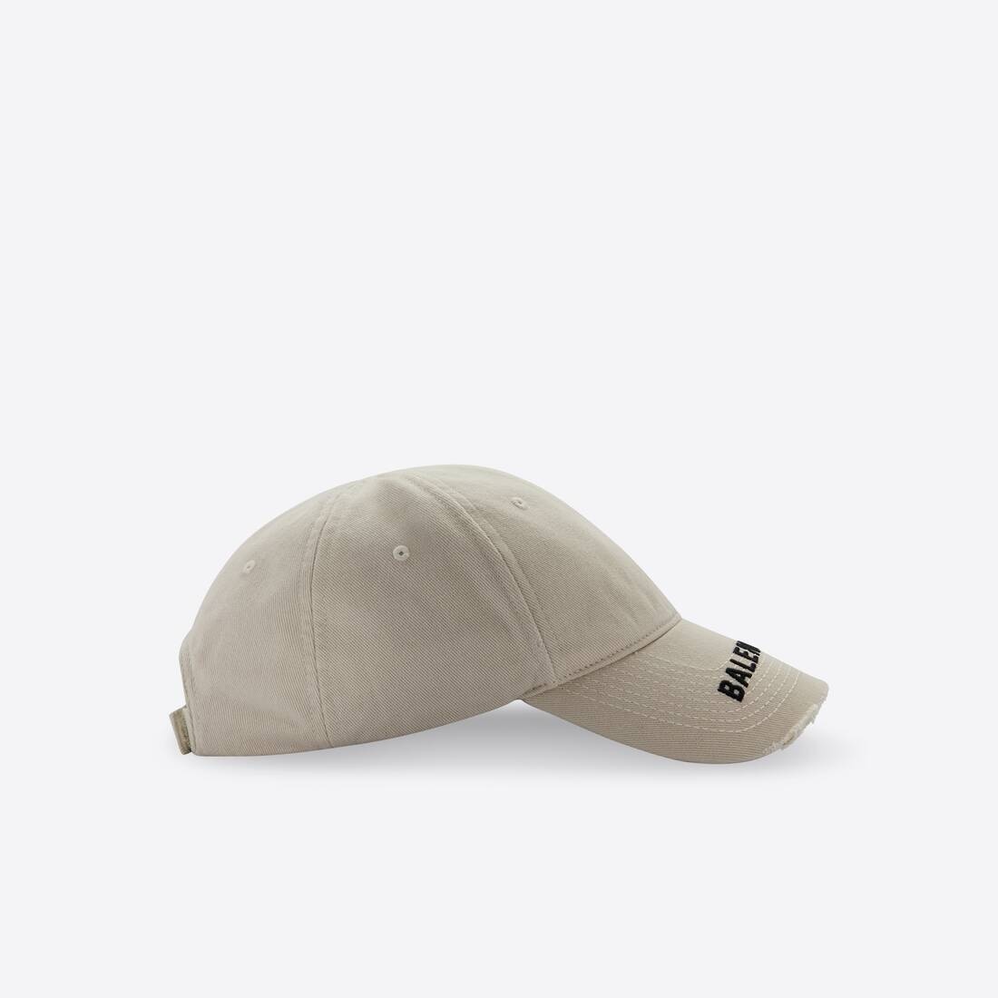 Men's Logo Visor Cap in White - 3