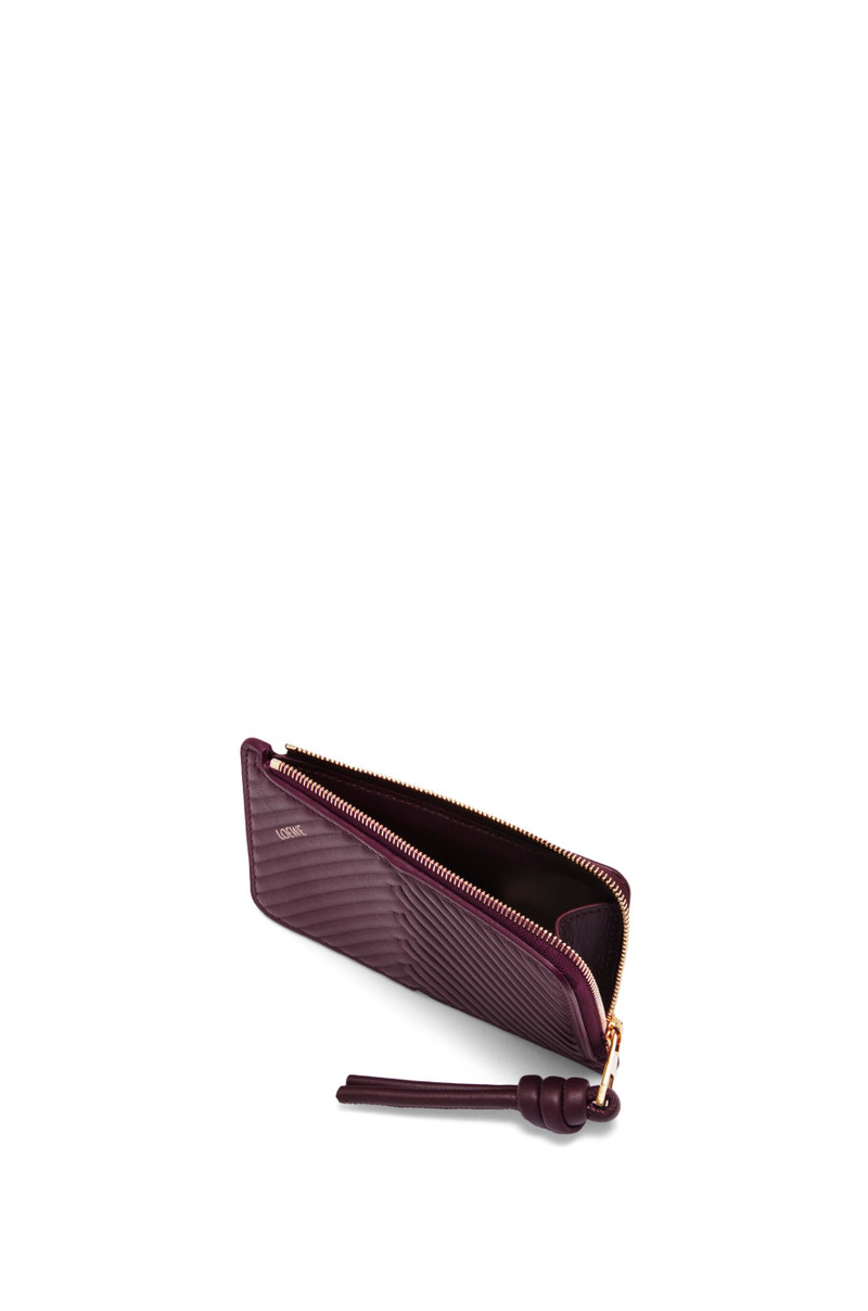 Knot coin cardholder in shiny nappa calfskin 3