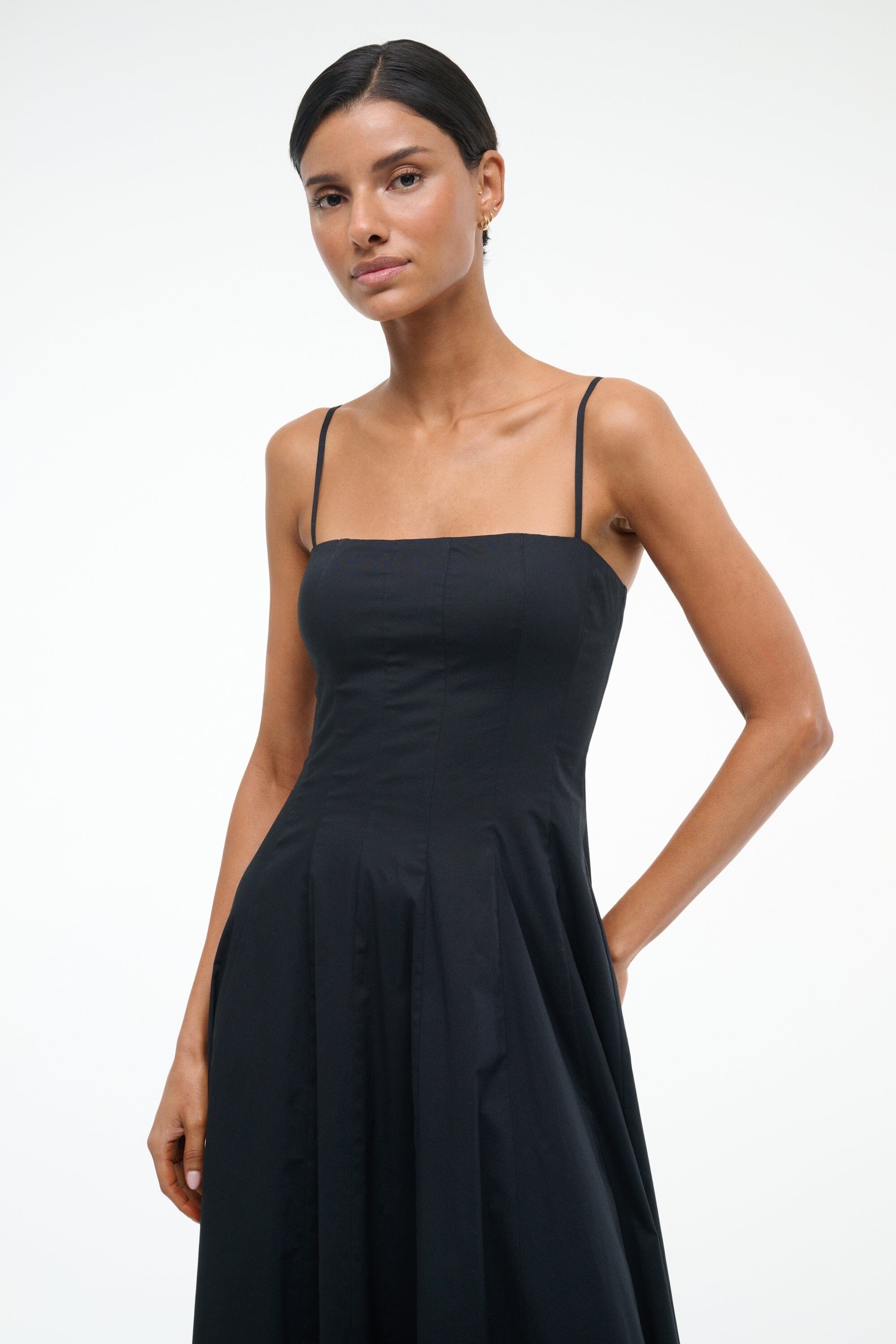 STAUD WYLIE MAXI DRESS BLACK - 4