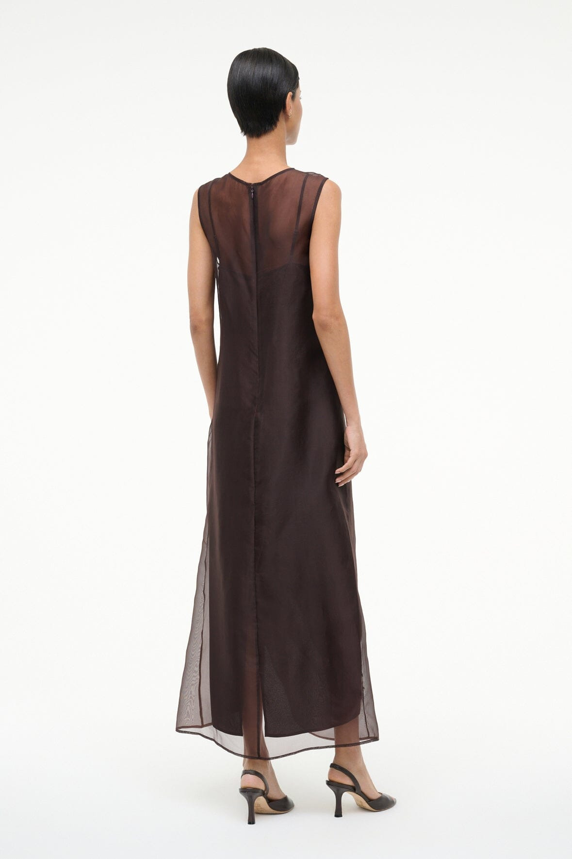 STAUD VIOLA DRESS EARTH - 5