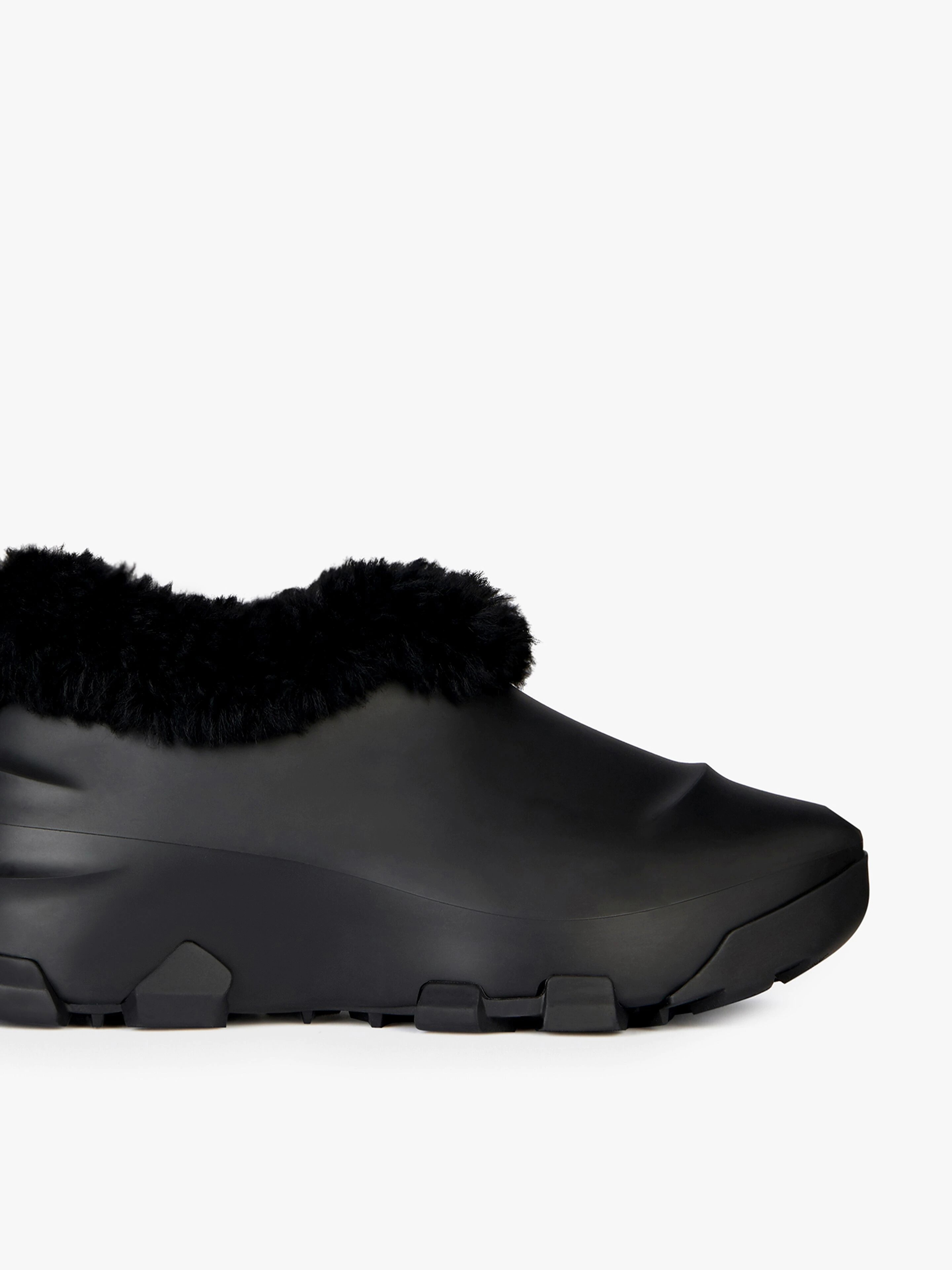 MONUMENTAL MALLOW LOW SHOES IN RUBBER AND SHEARLING - 6