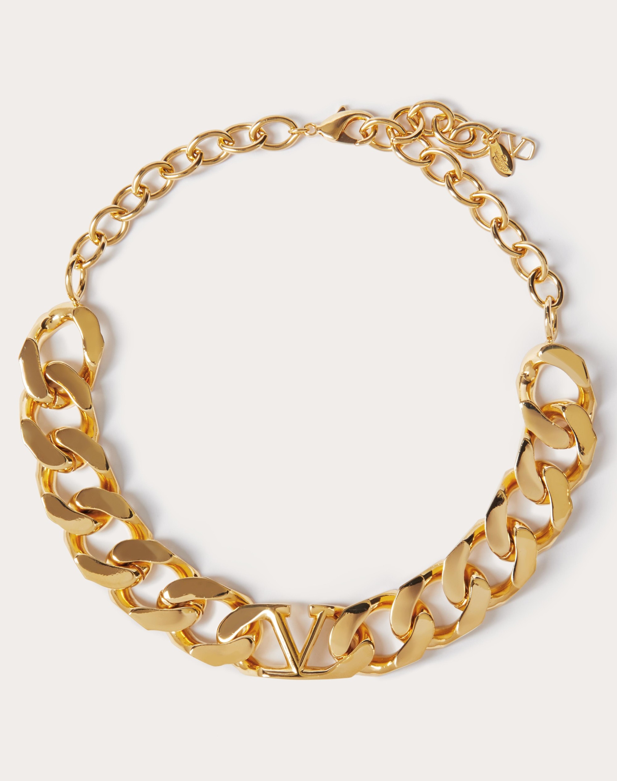 VLOGO METAL CHAIN CHOKER - 1