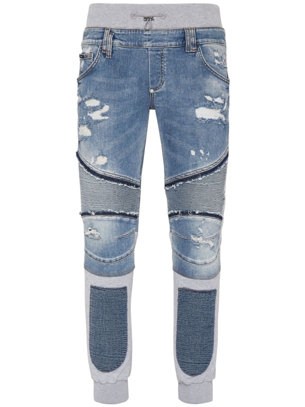 Skull & Bones tapered jeans - 1