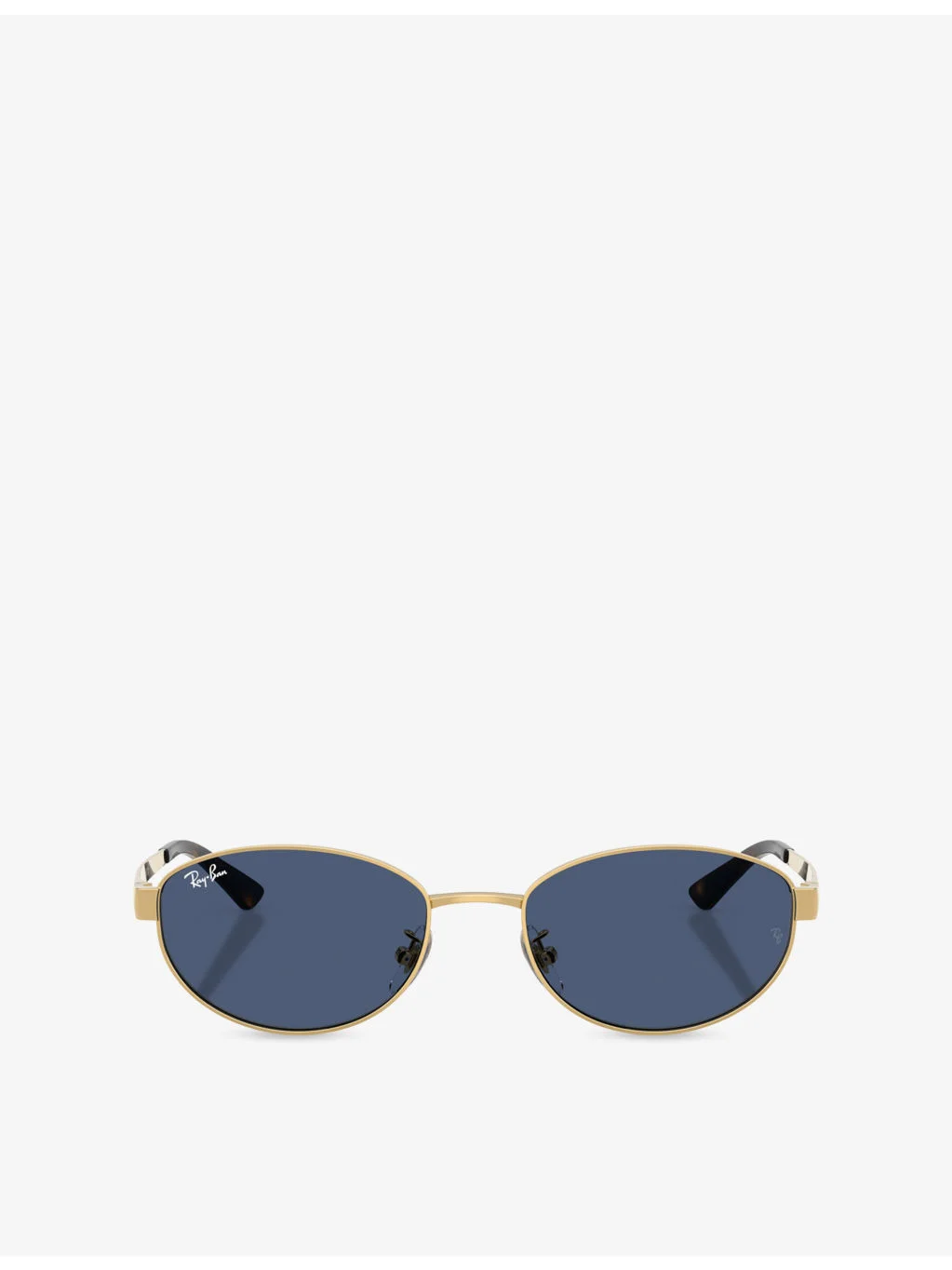 RB3774D Oval-Frame Metal Sunglasses - 1