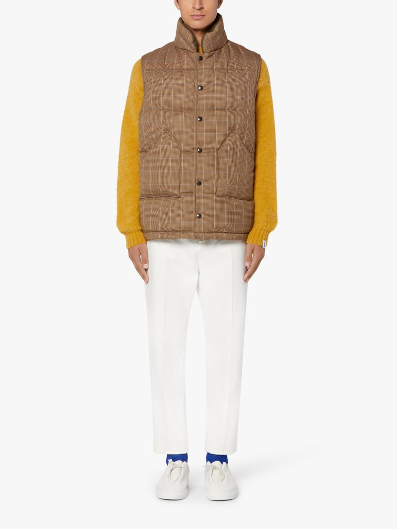 Mackintosh OSAKA BROWN CHECK GILET | GQF-304 outlook