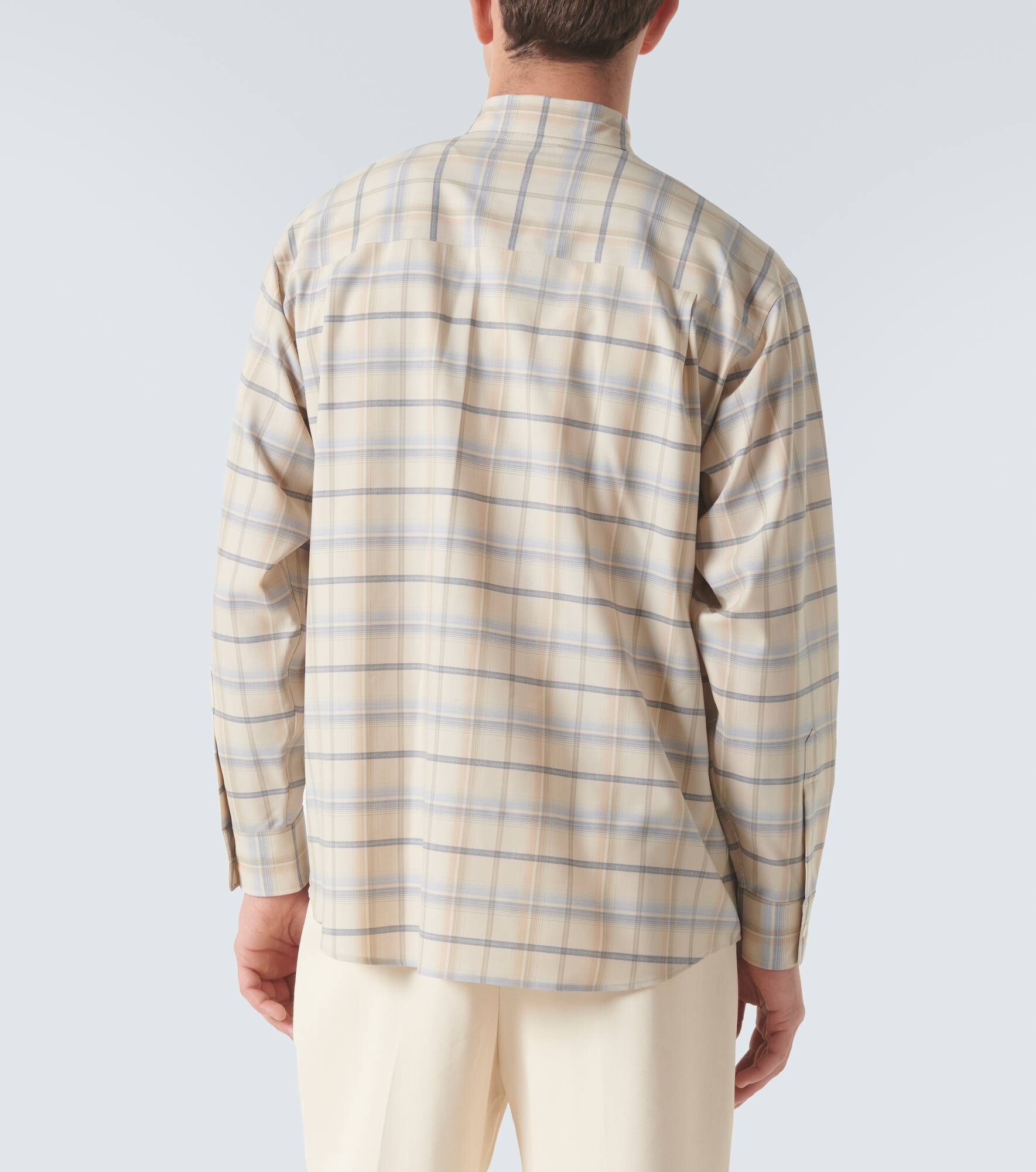 Checked wool shirt - 4