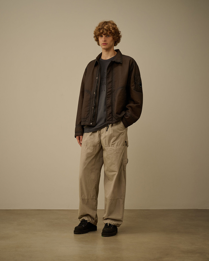 C.P. Company Mercerized 30/2 Jersey Twisted Short Sleeve Logo T-Shirt outlook