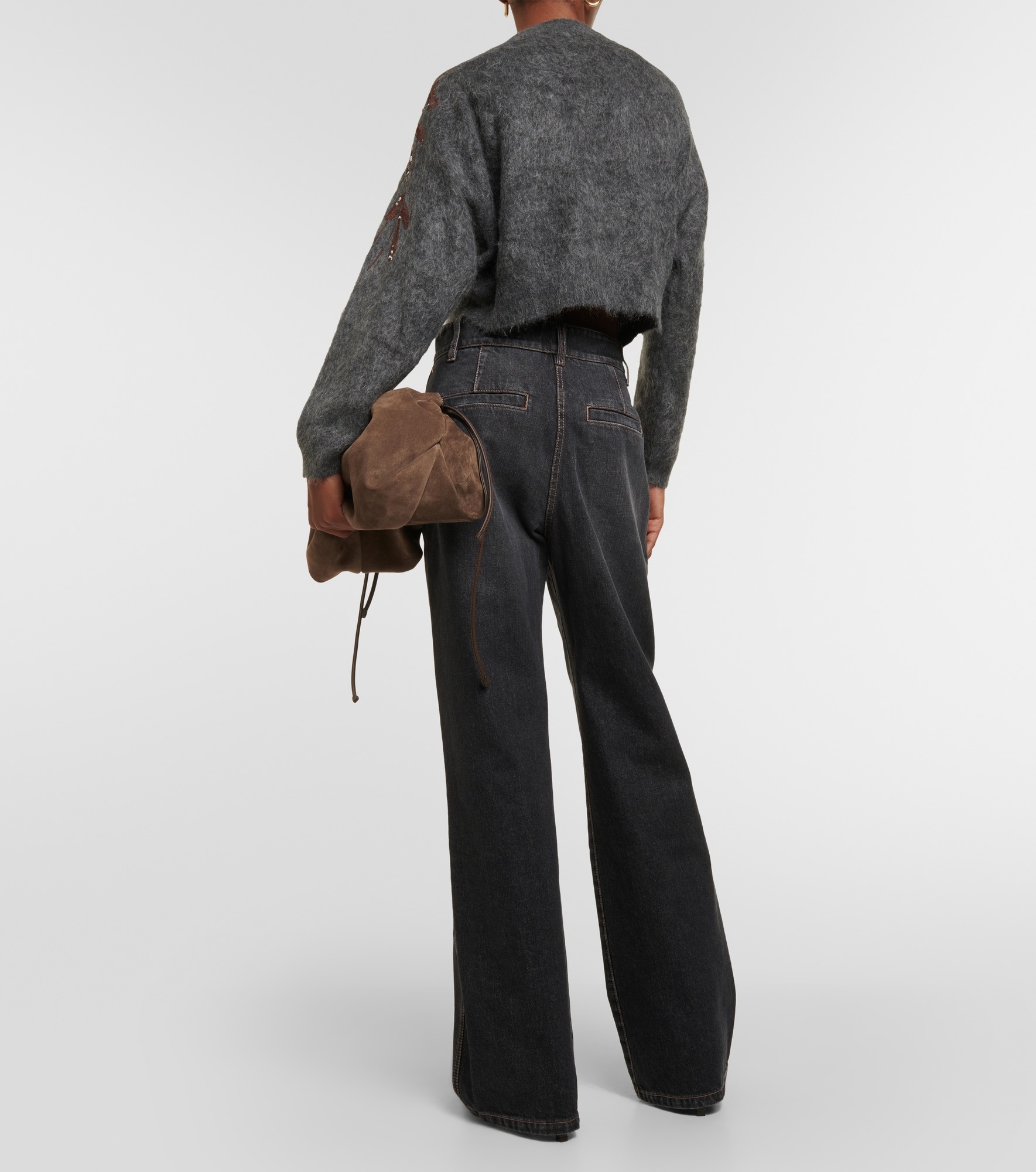 High-rise wide-leg jeans - 3