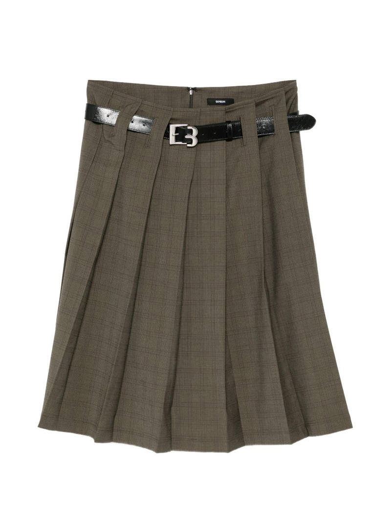 plaid midi skirt 1