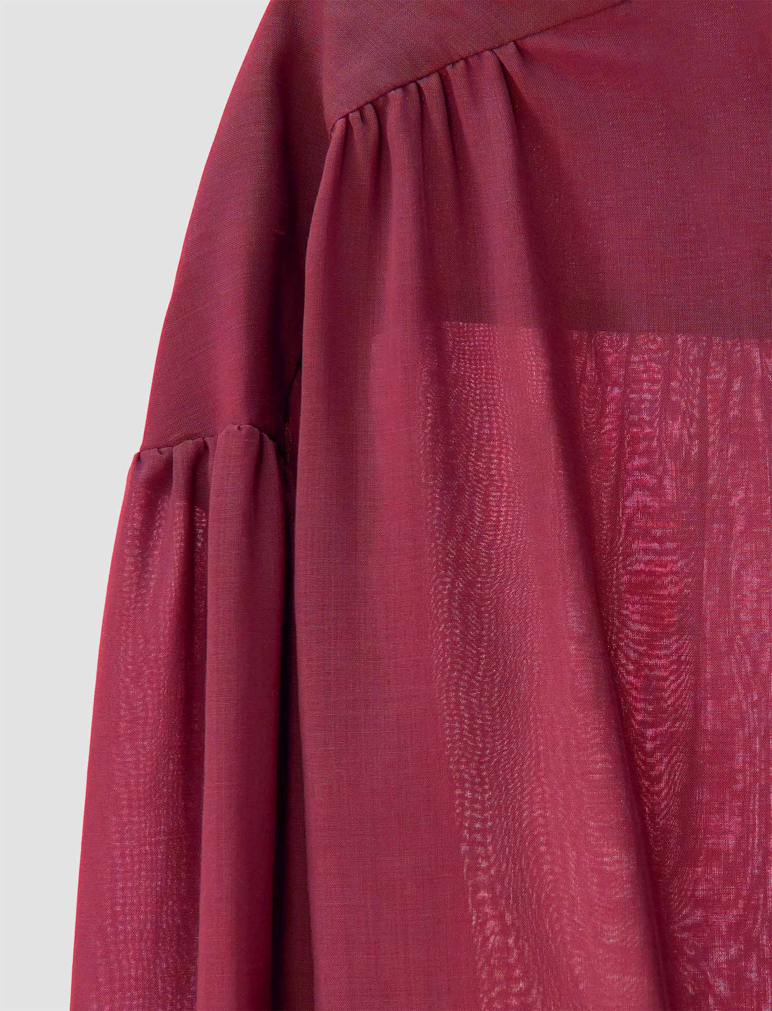 Emma Wool Voile Dress - 4
