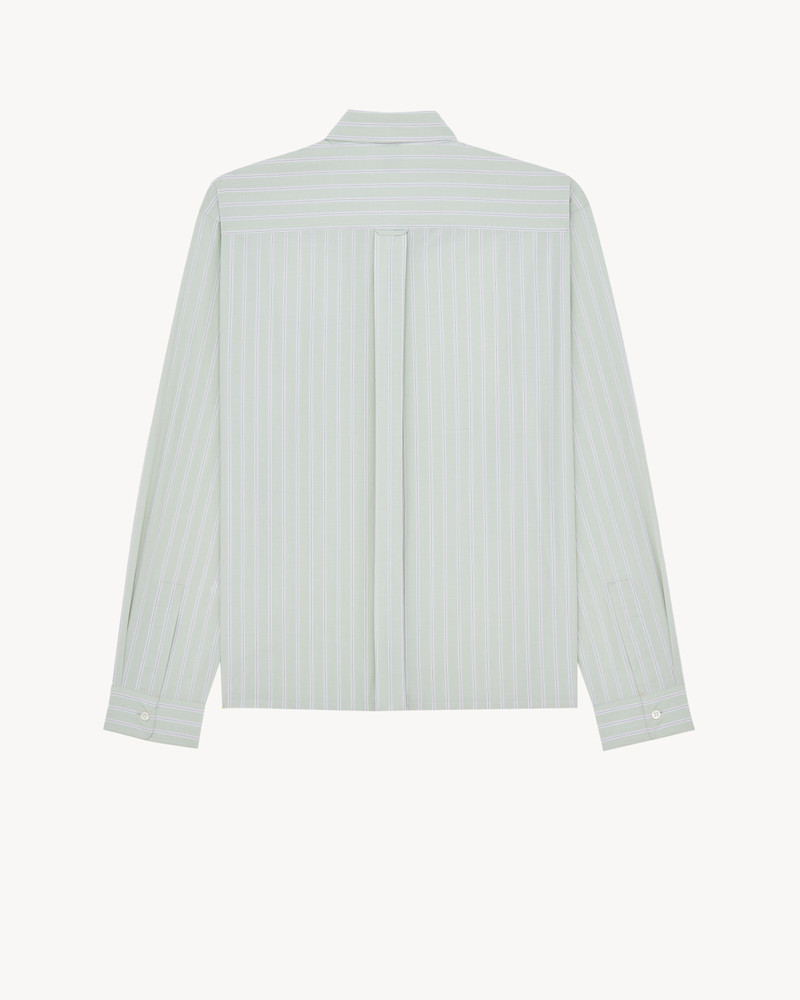 SAINT LAURENT SHIRT IN STRIPED COTTON outlook