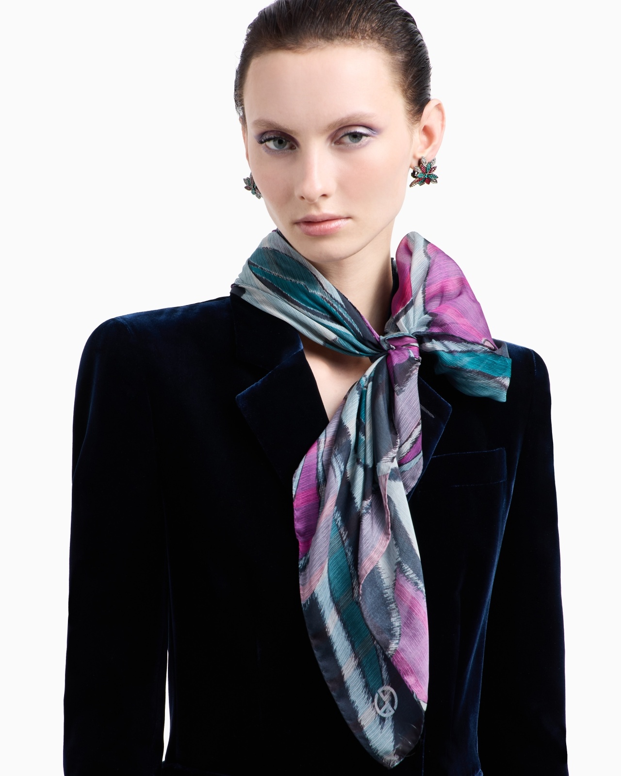 PRINTED SILK FOULARD - 3