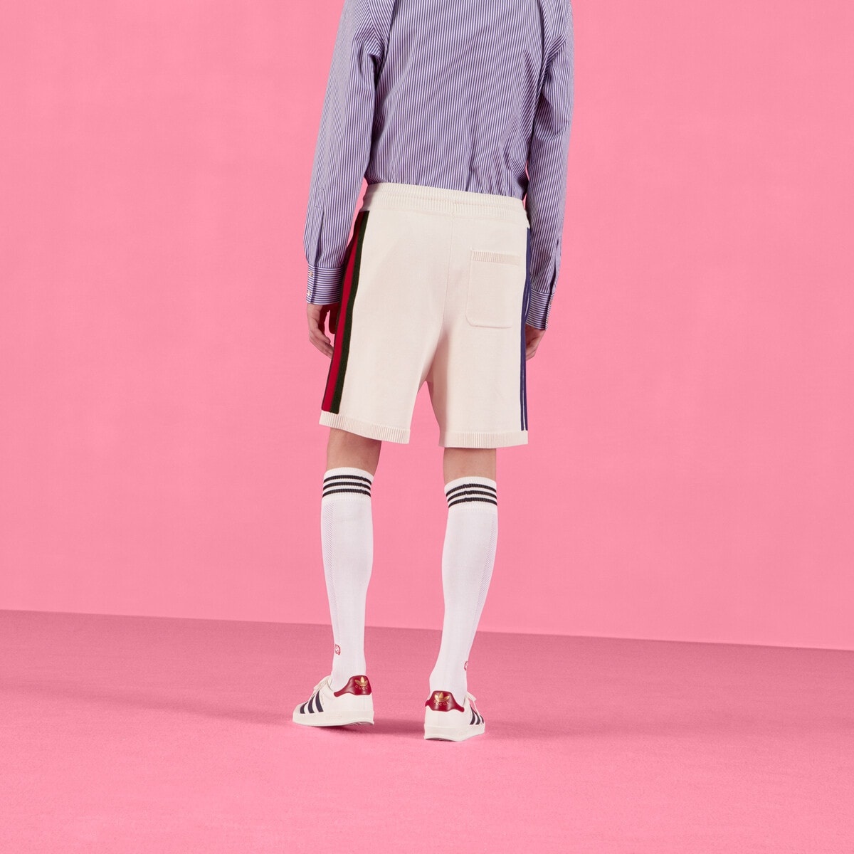 adidas x Gucci elastic viscose shorts - 7