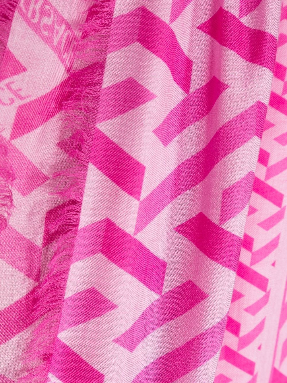 all-over monogram-print scarf - 2