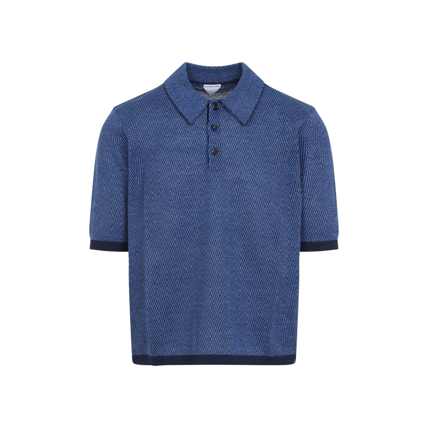 Bottega Veneta Men Bottega Veneta Linen Polo - 1