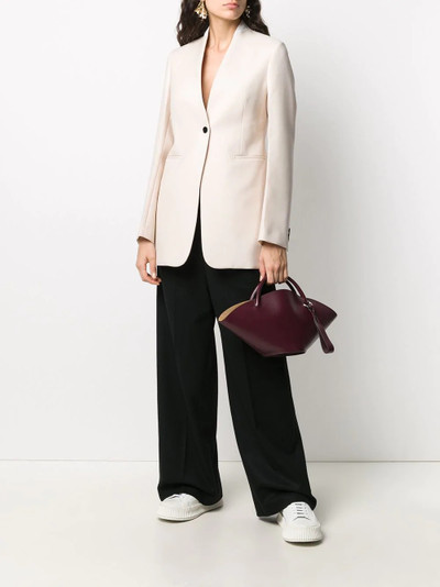 Jil Sander drawstring high-waist trousers outlook