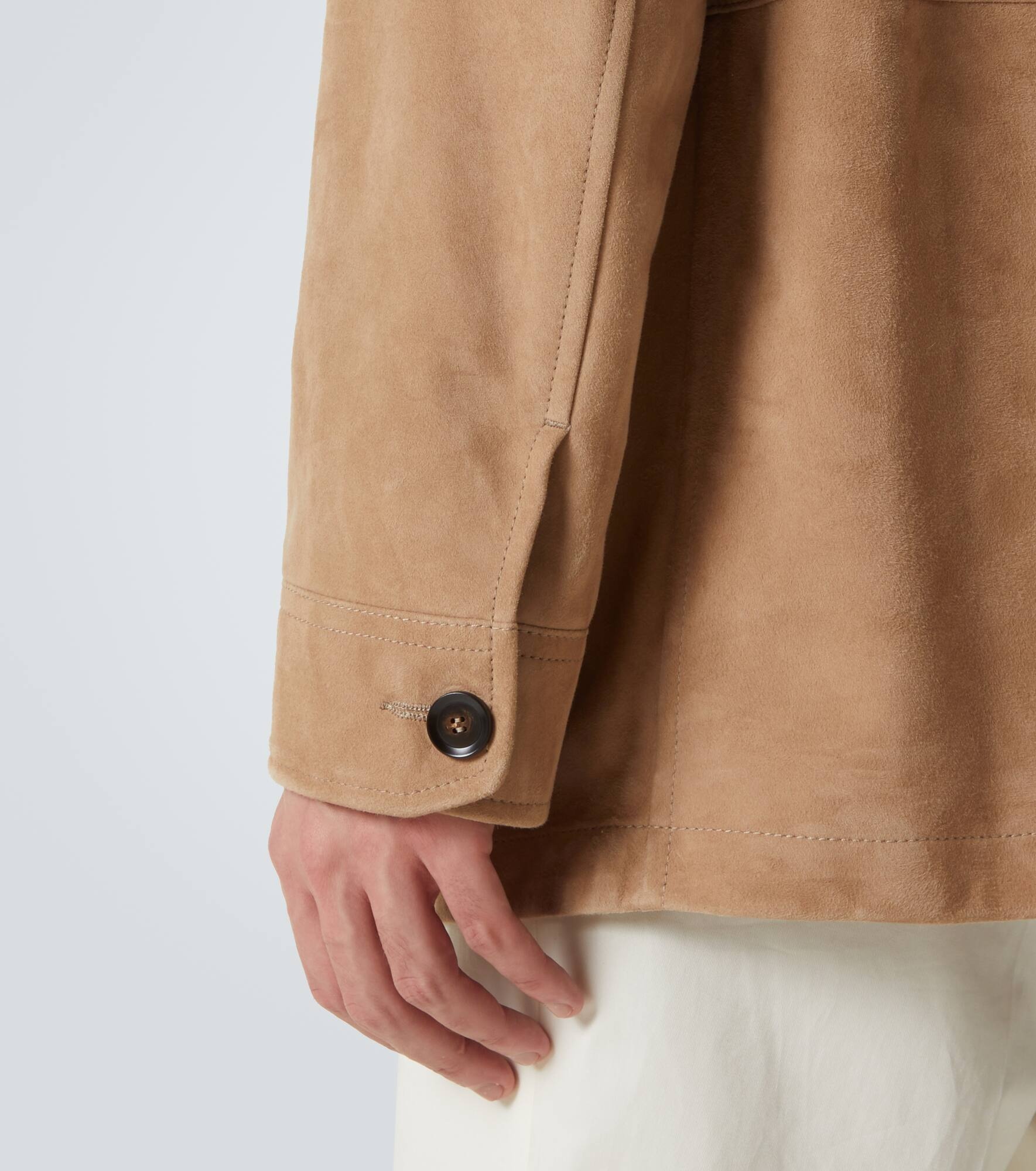 Suede field jacket - 6