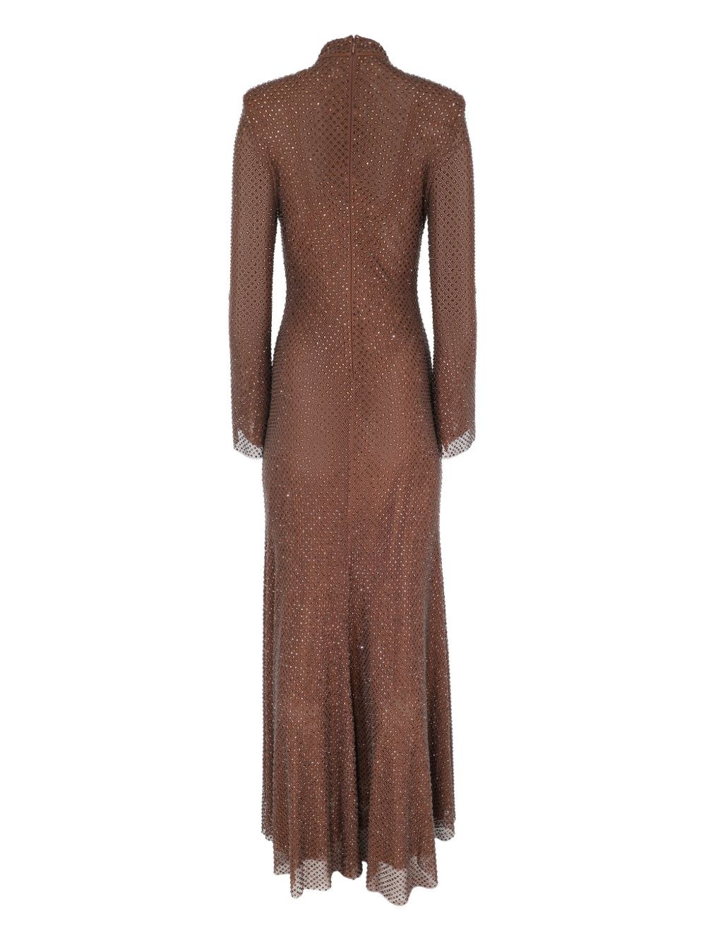 rhinestone-embellished gown - 2