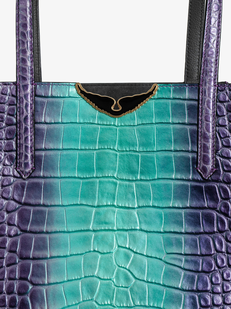 Le Borderline Embossed Metallic Bag 3