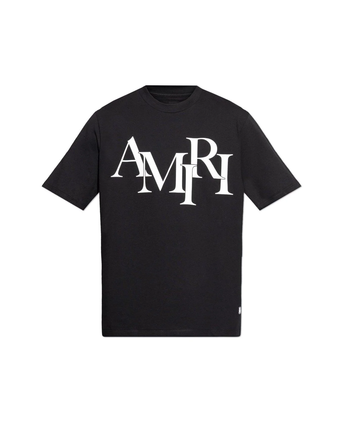 Logo Printed Crewneck T-shirt - 1