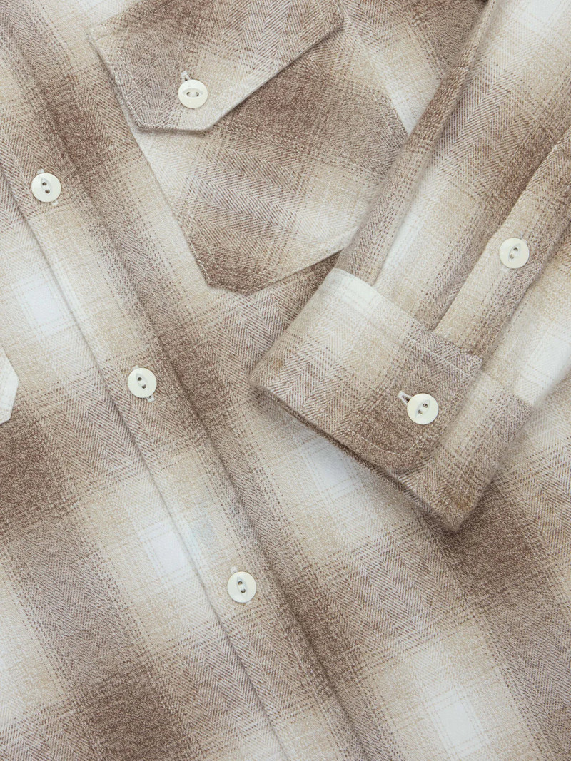 3sixteen Crosscut Flannel Sand Ombre outlook