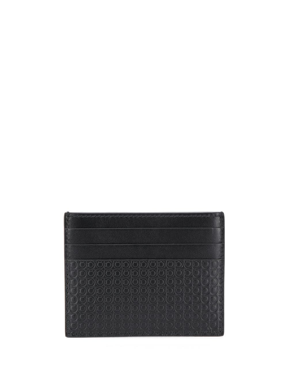 Gancini embossed cardholder - 1