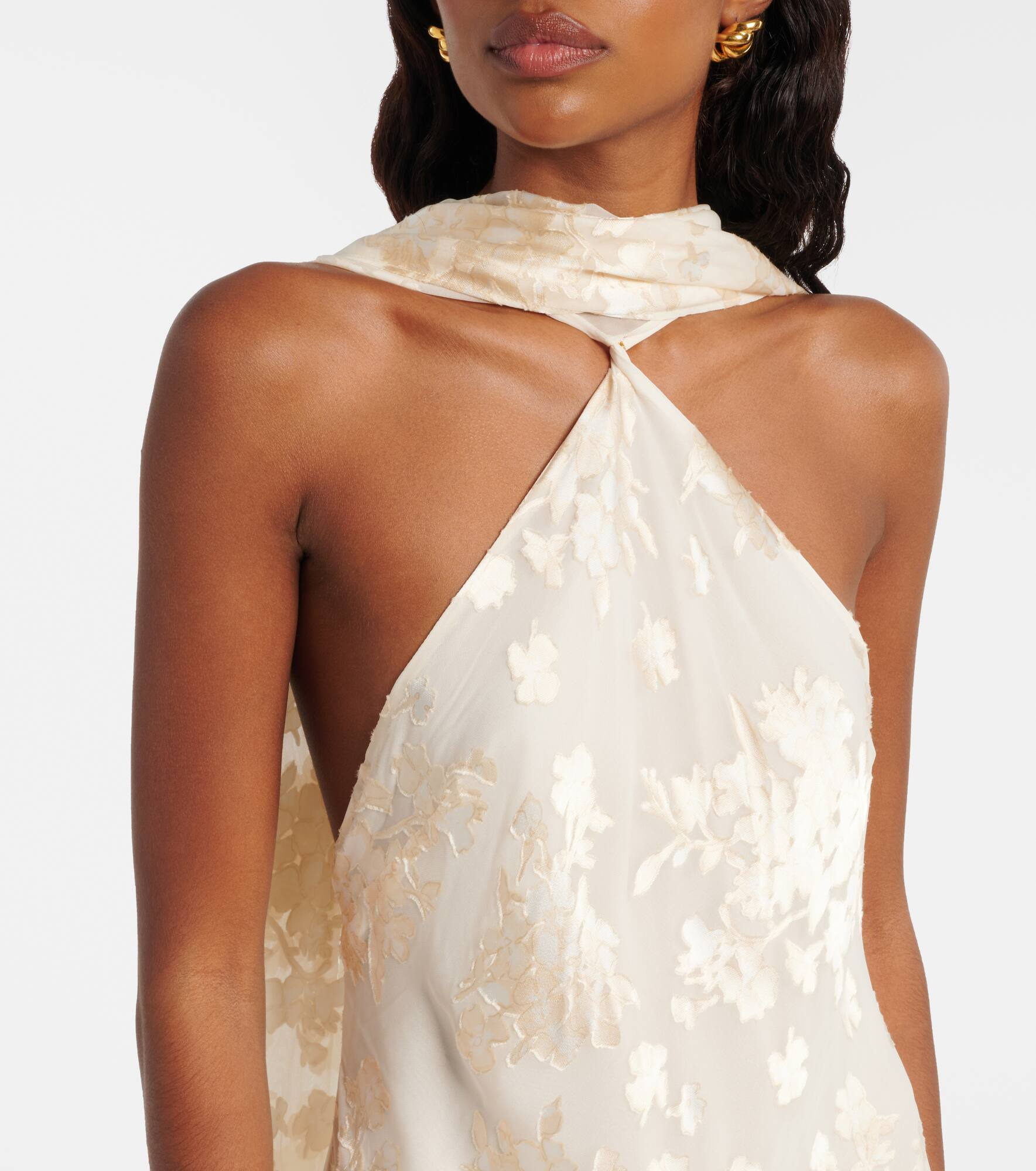 Bridal Hayley floral midi dress - 4