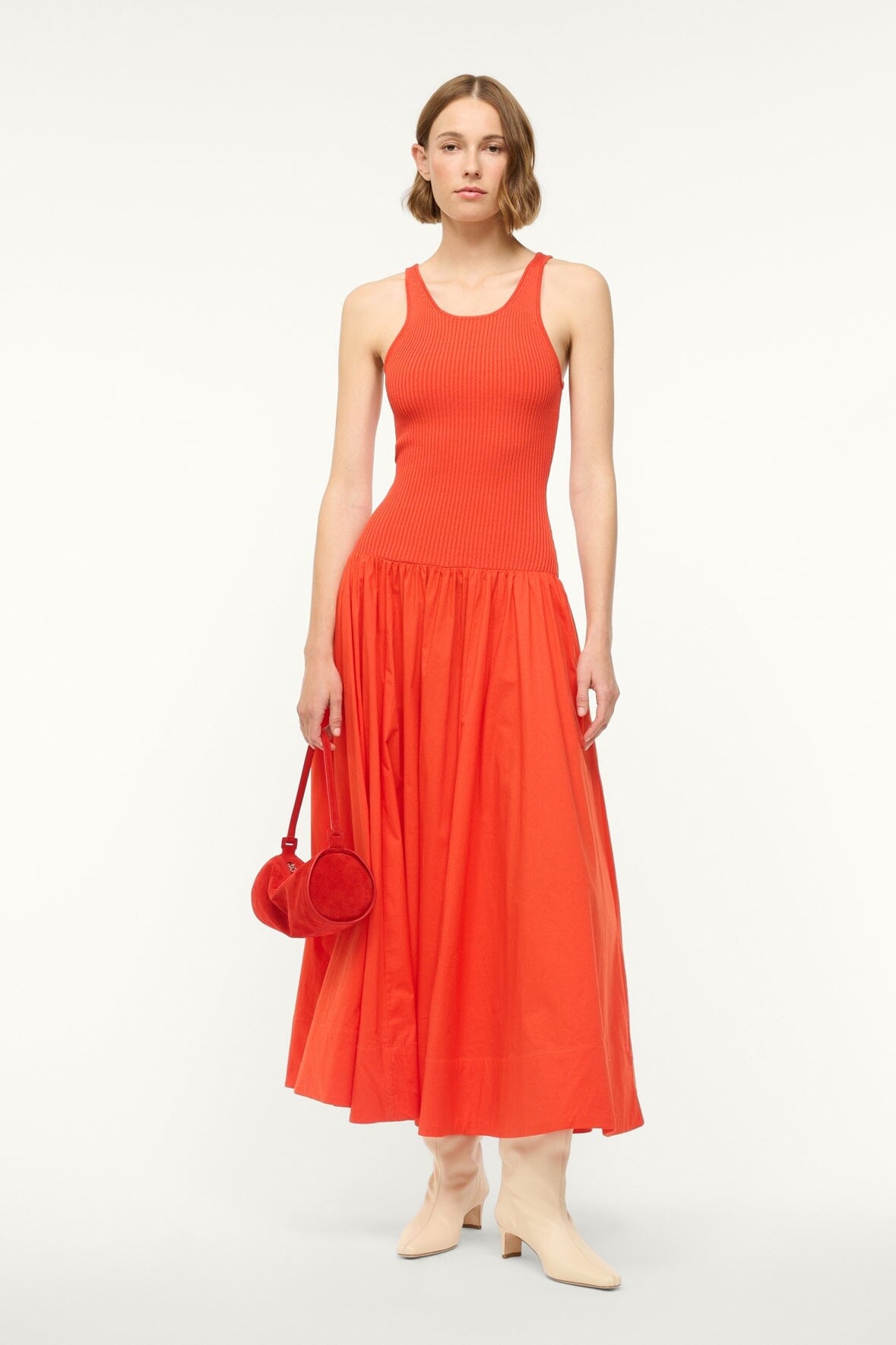 STAUD MINI TARU BAG RED ROSE - 6
