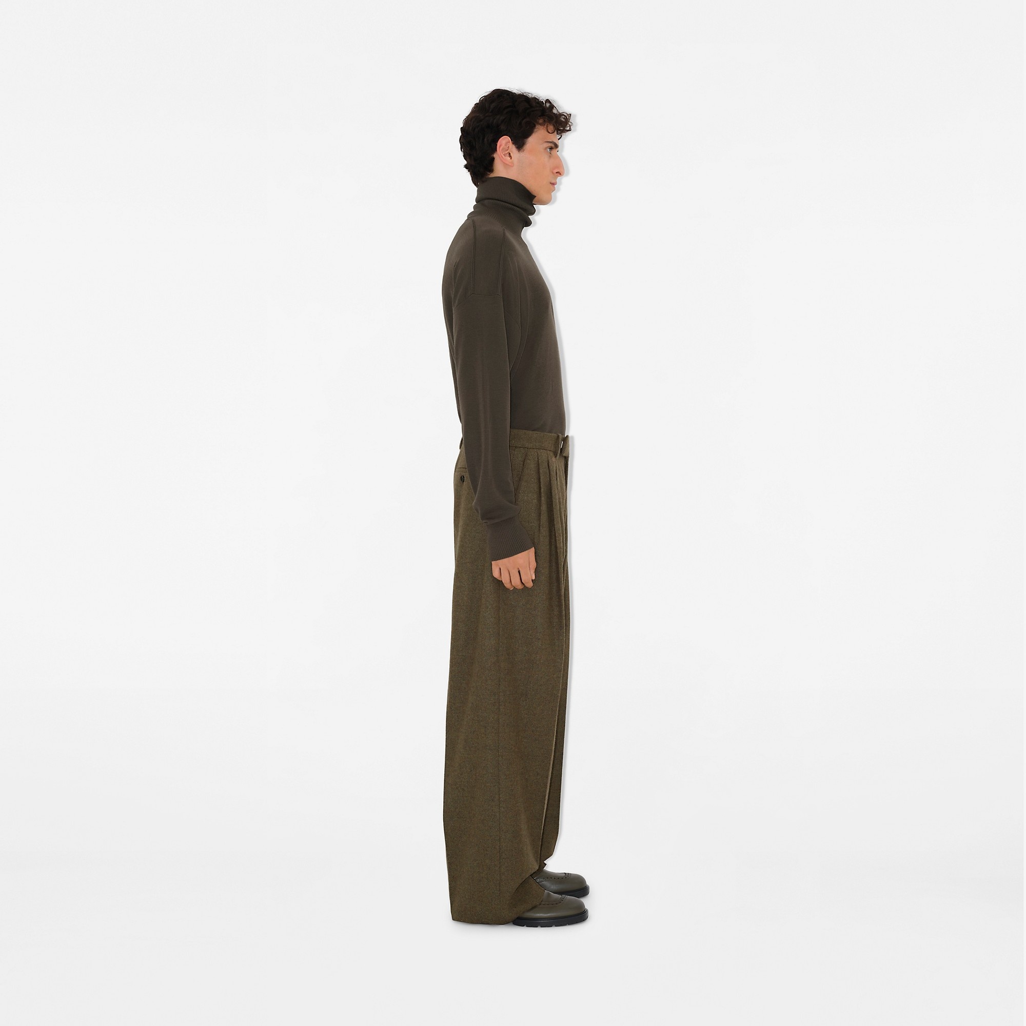 Wool Tailored Trousers - 3
