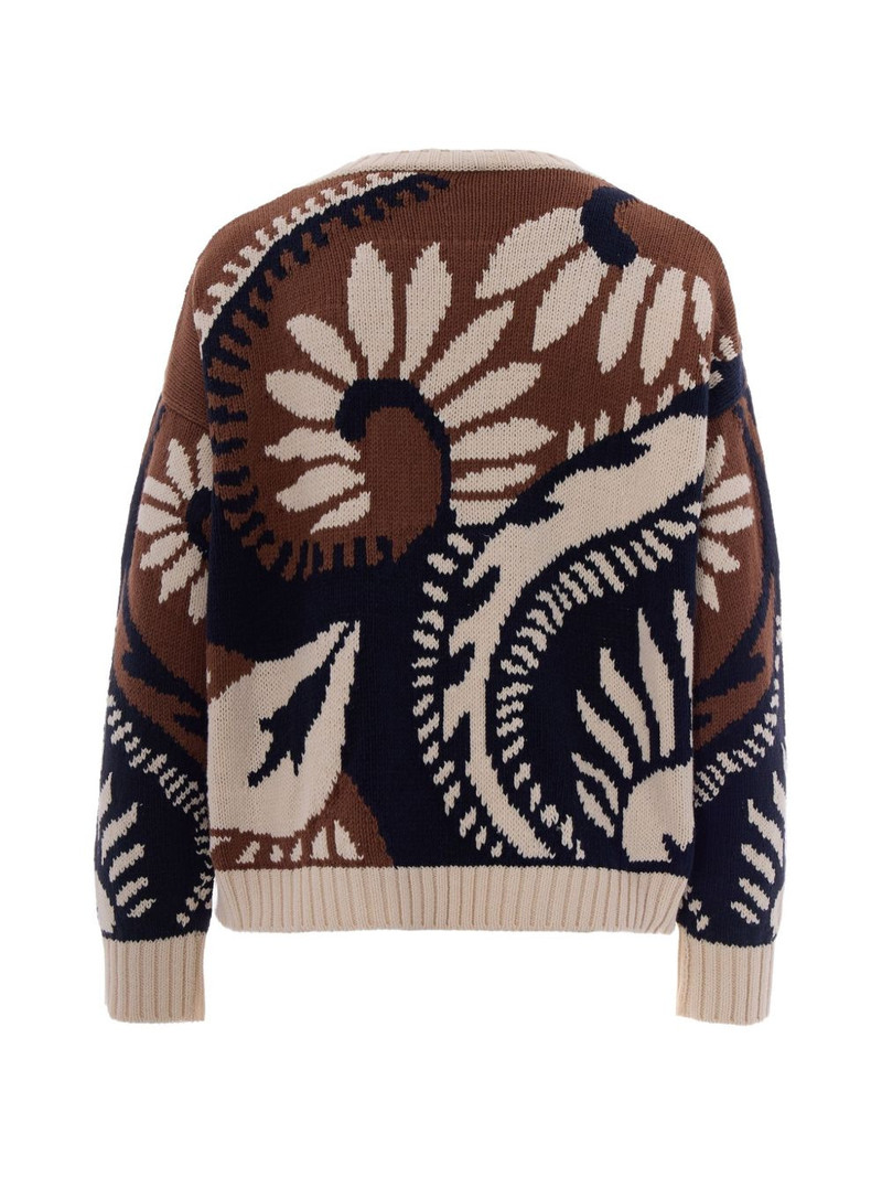 WEEKEND Max Mara patterned-jacquard sweater outlook
