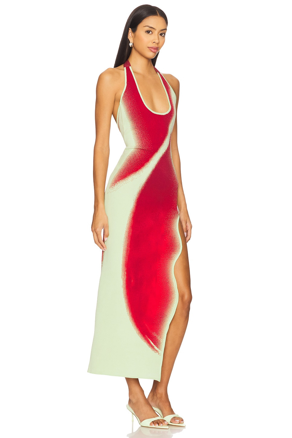 Noah Halter Neck Long Dress - 2